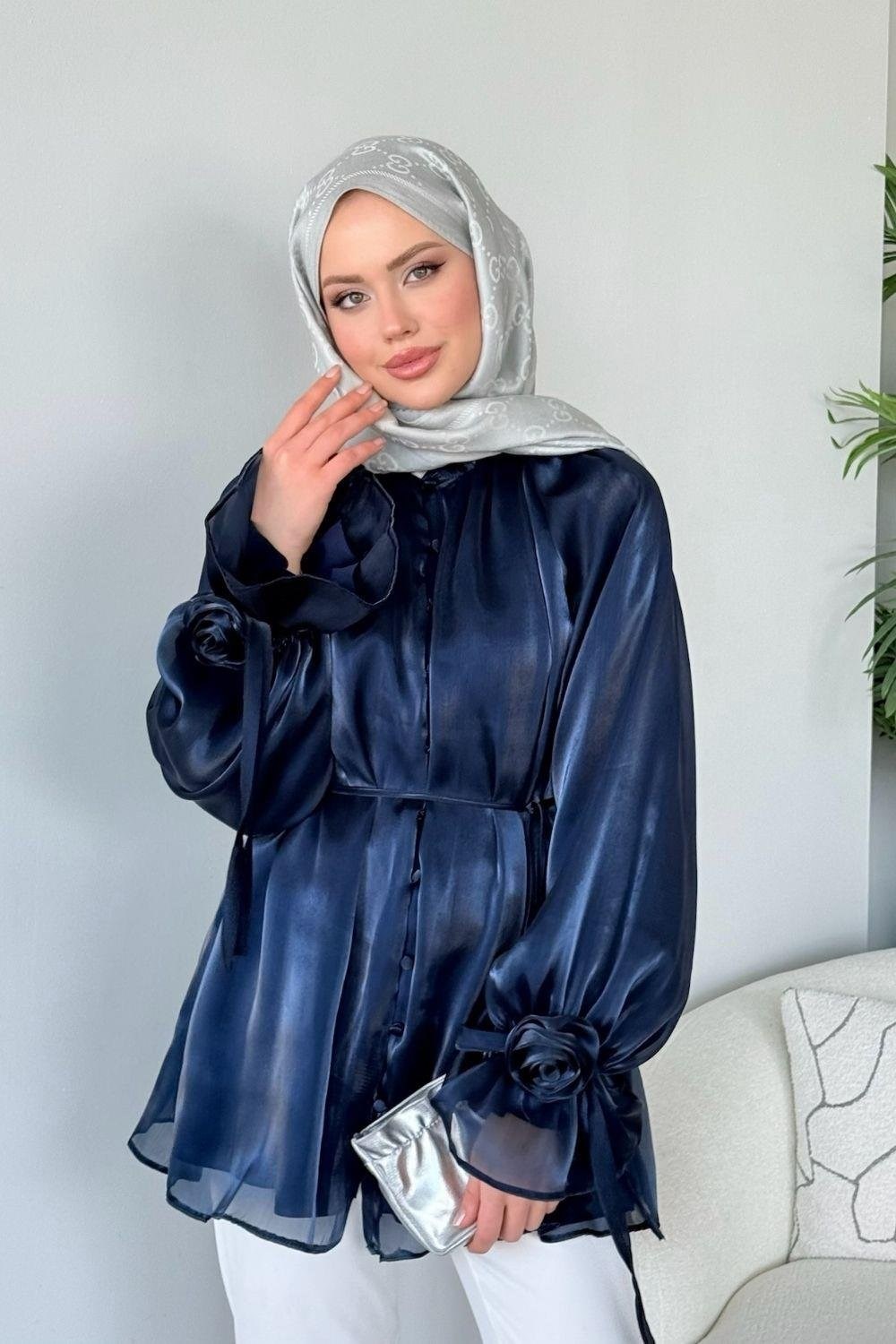 Reian Organize Tunik Lacivert