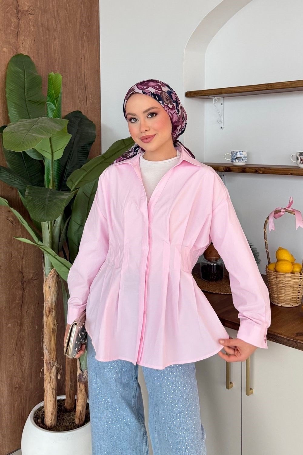 Pastel Gömlek Pembe
