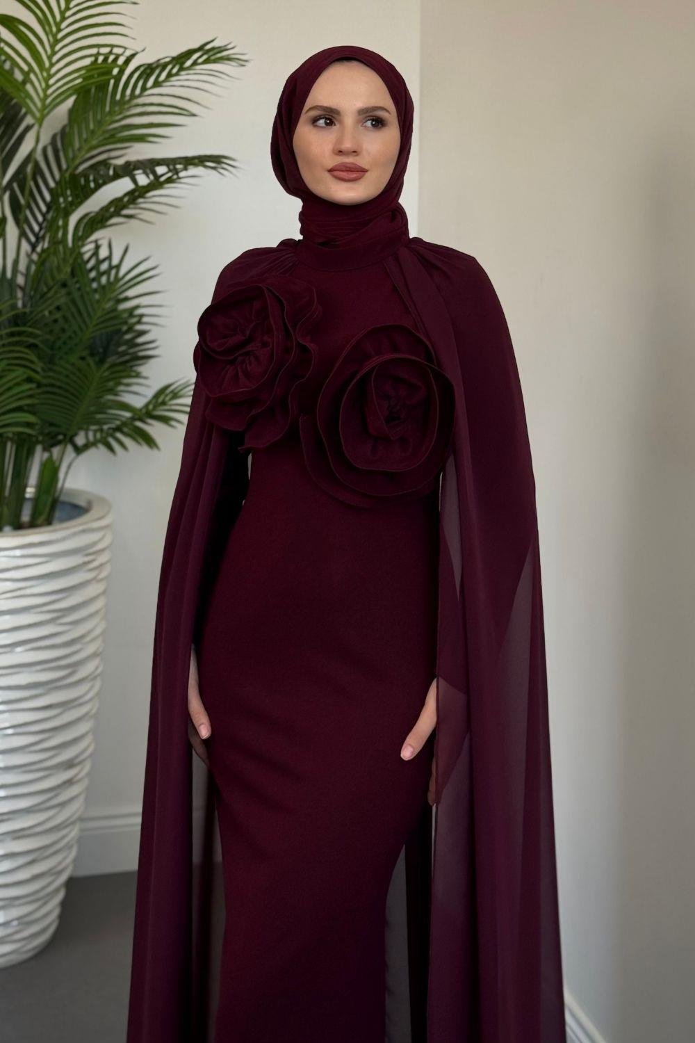 Sümeyra Abiye Bordo
